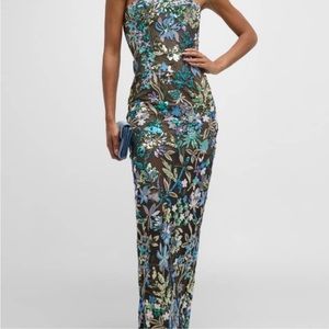 BRONX AND BANCO Dahlia Blue Maxi Dress SIZE SMALL